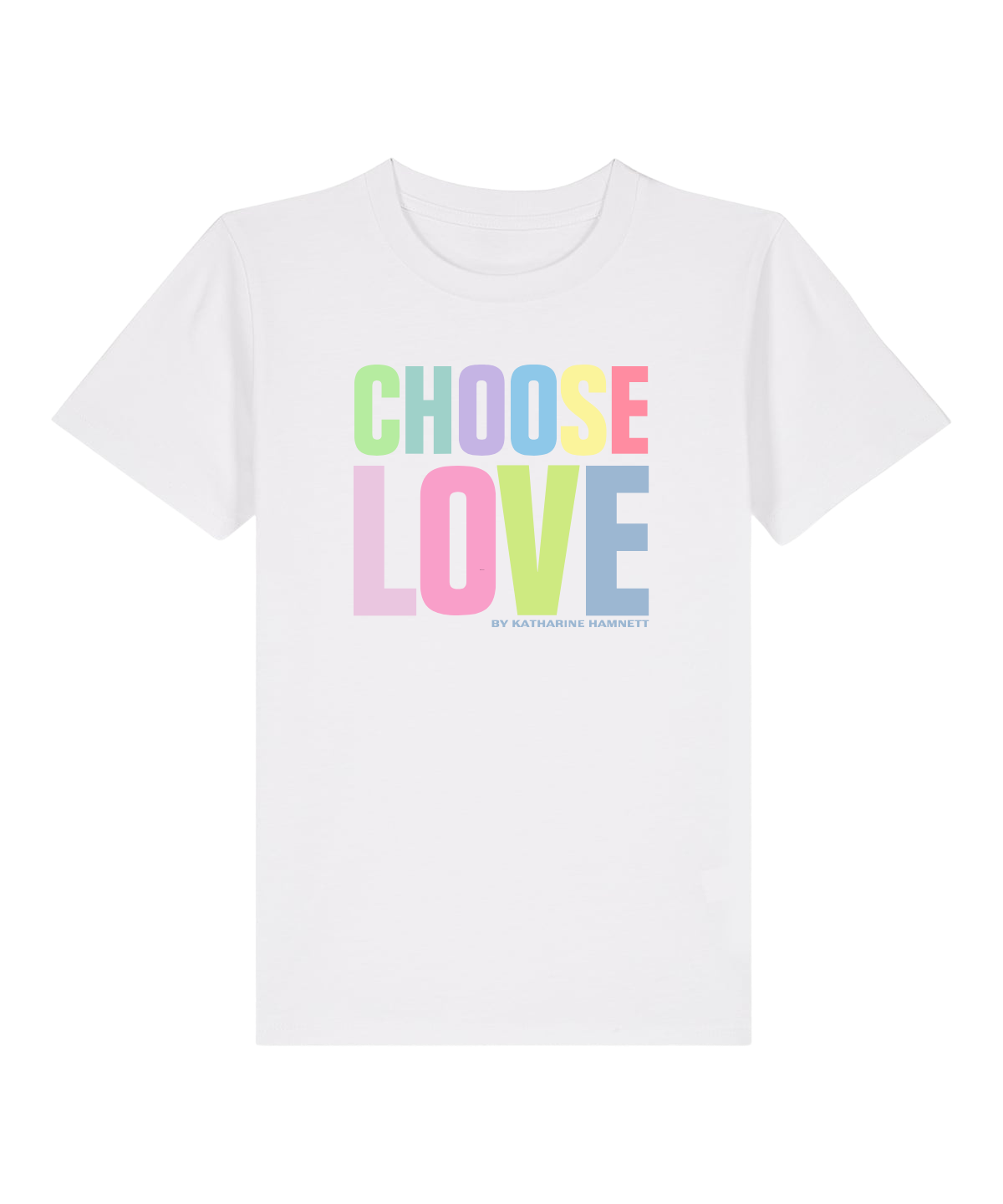 Choose Love Kids White Summer T-Shirt By Katharine Hamnett