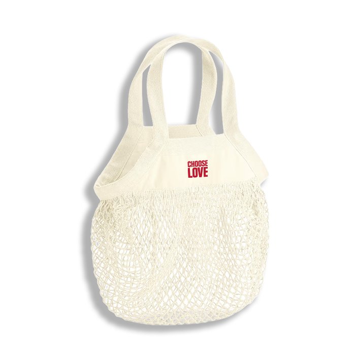 Choose Love Fishnet Bag