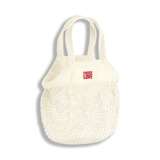 Choose Love Fishnet Bag