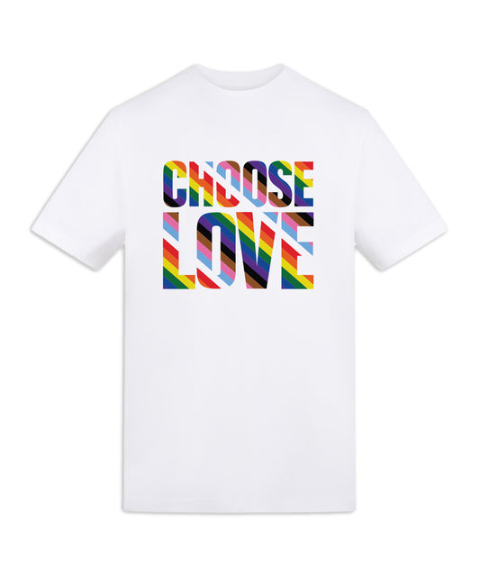 Choose Love Pride White T-Shirt